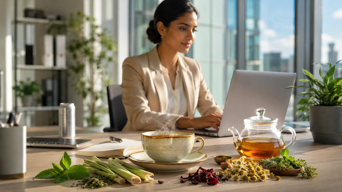 How Busy Professionals Stay Refreshed with Herbal Tea Instead of Energy Drinks: 9 Powerful Reasons to Choose Herbal Teas for Office Workers