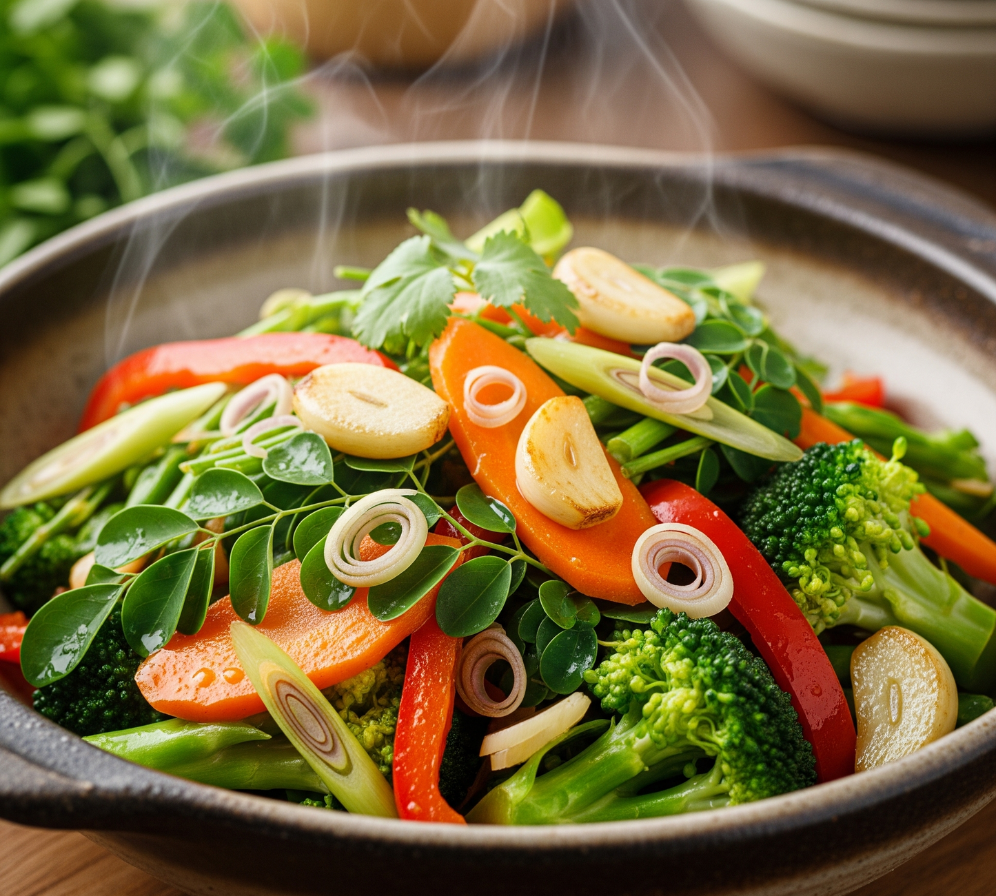 Moringa & Veggie Stir-Fry with Garlic and Lemongrass: 10 Powerful Benefits + Easy Recipe