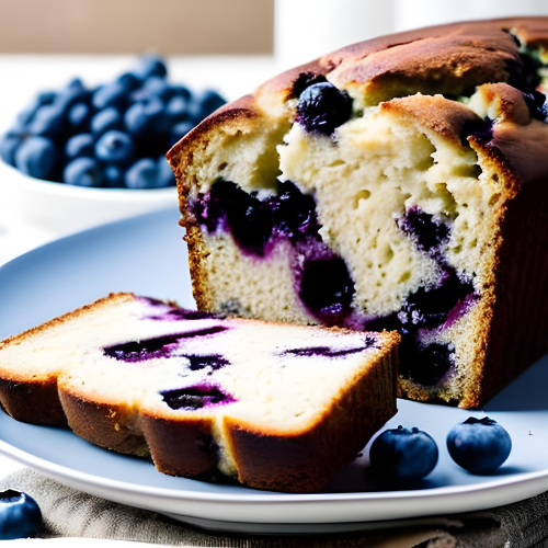 HOW TO PREPARE BLUEBERRY QUICK BREAD WITH VANILLA SAUCE