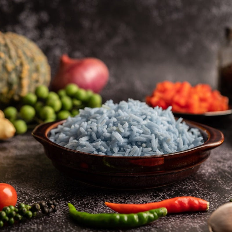 Blue rice