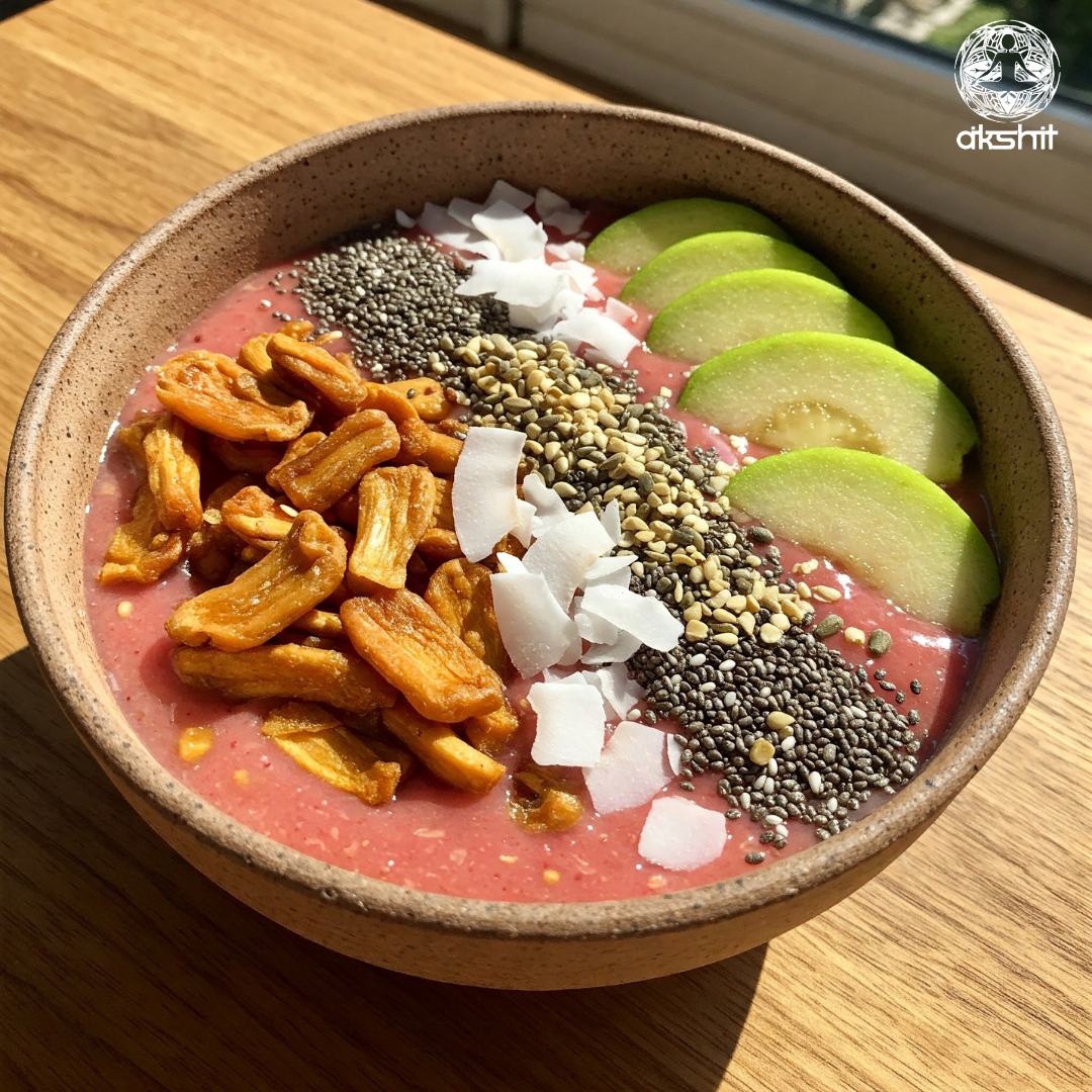 Celebrate Mom with a Vibrant Jackfruit & Guava Smoothie Bowl