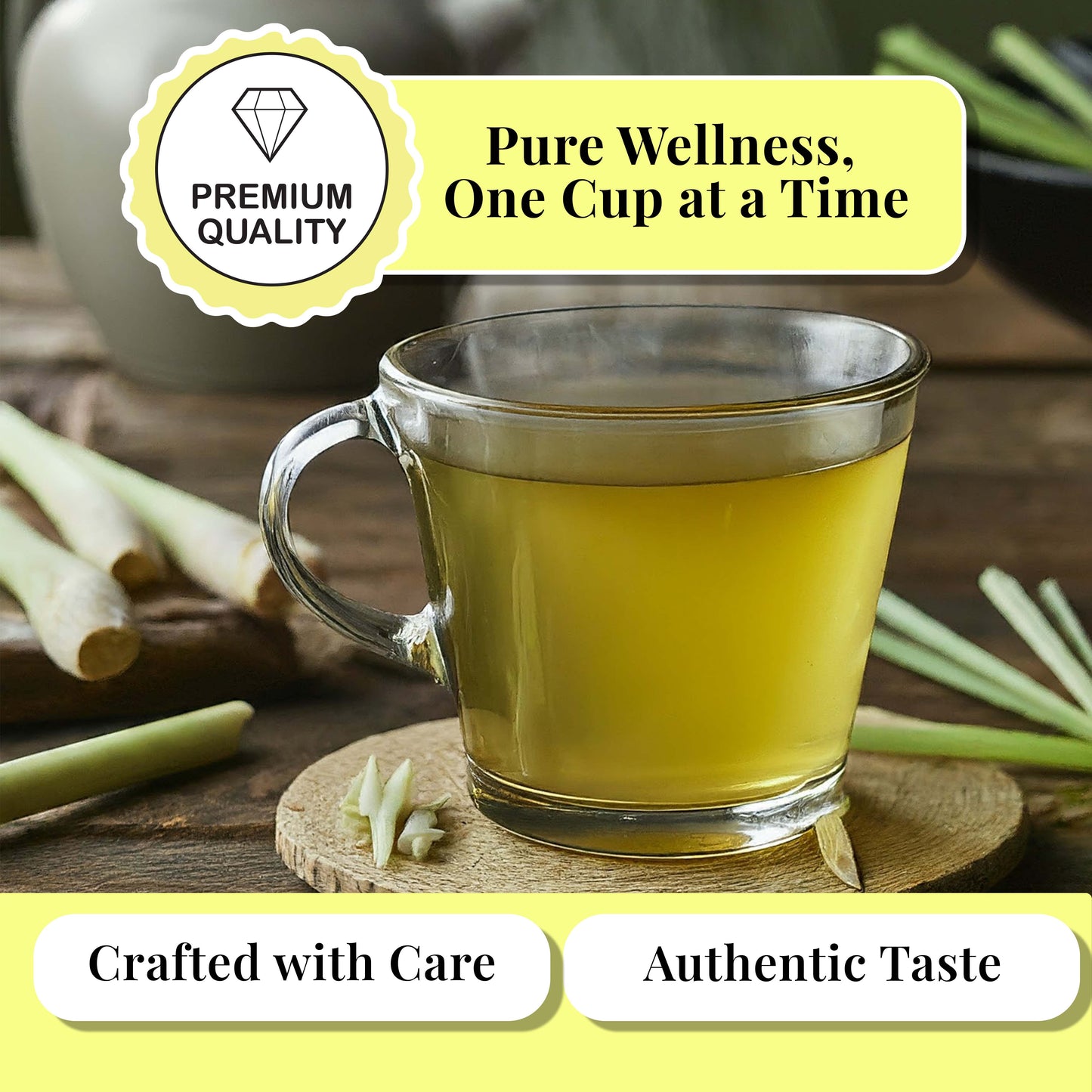 Premium Quality : Pure Wellness One Cup at a time.
Crafted with Care Authentic Taste