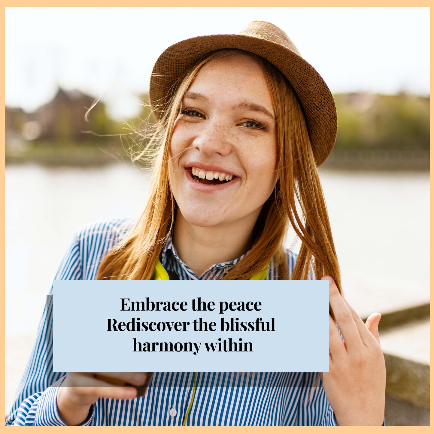 embrace the peace and rediscover the blissful harmony within