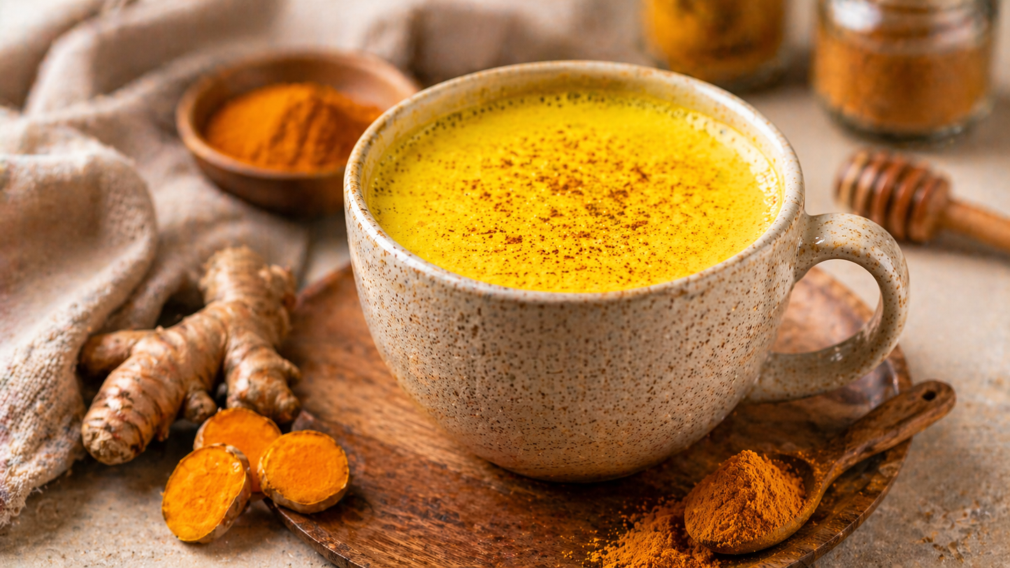 Turmeric Golden Milk Recipe for Daily Wellness: Benefits, Ingredients & Preparation