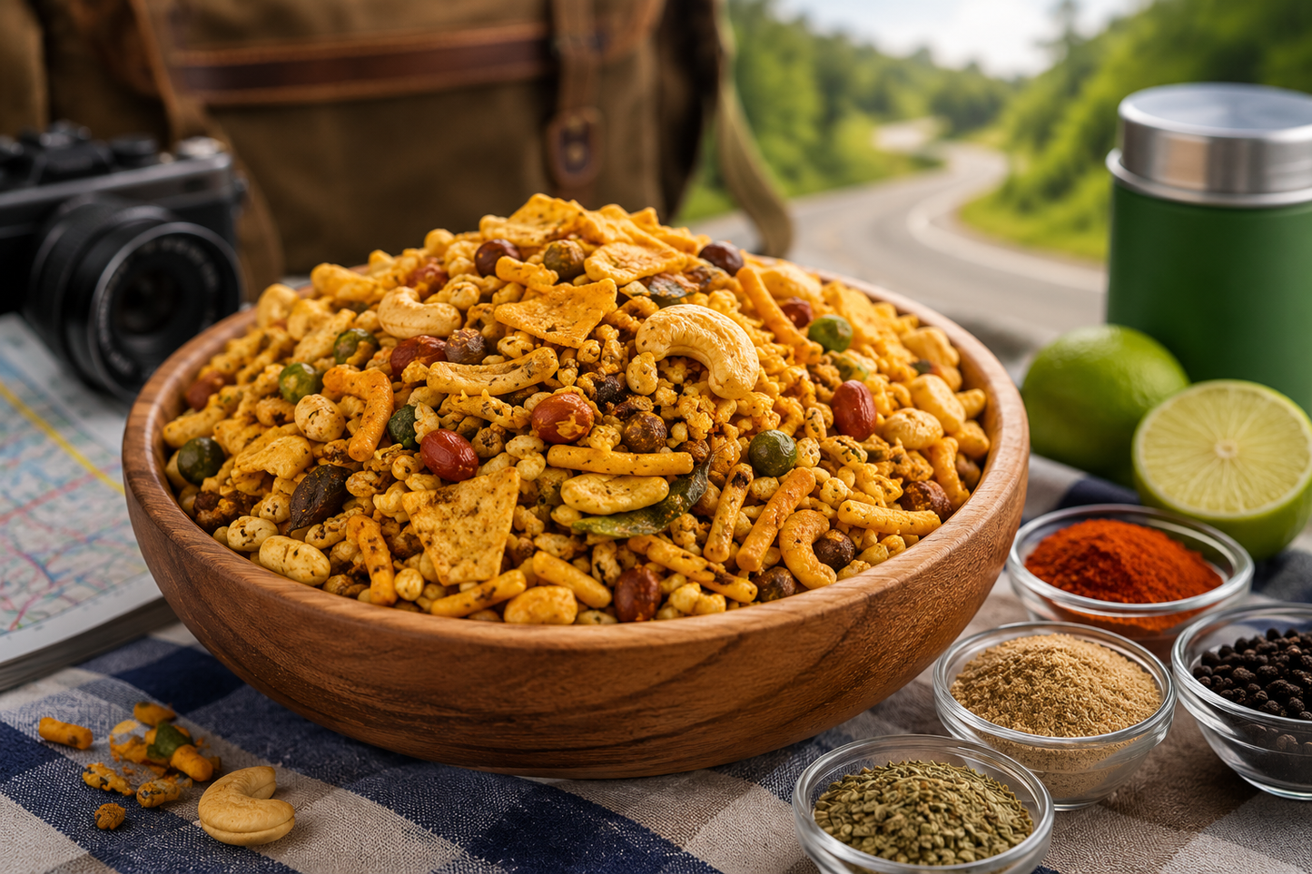 Tangy Spice Snack Mix | Road Trip and Picnic Snacks