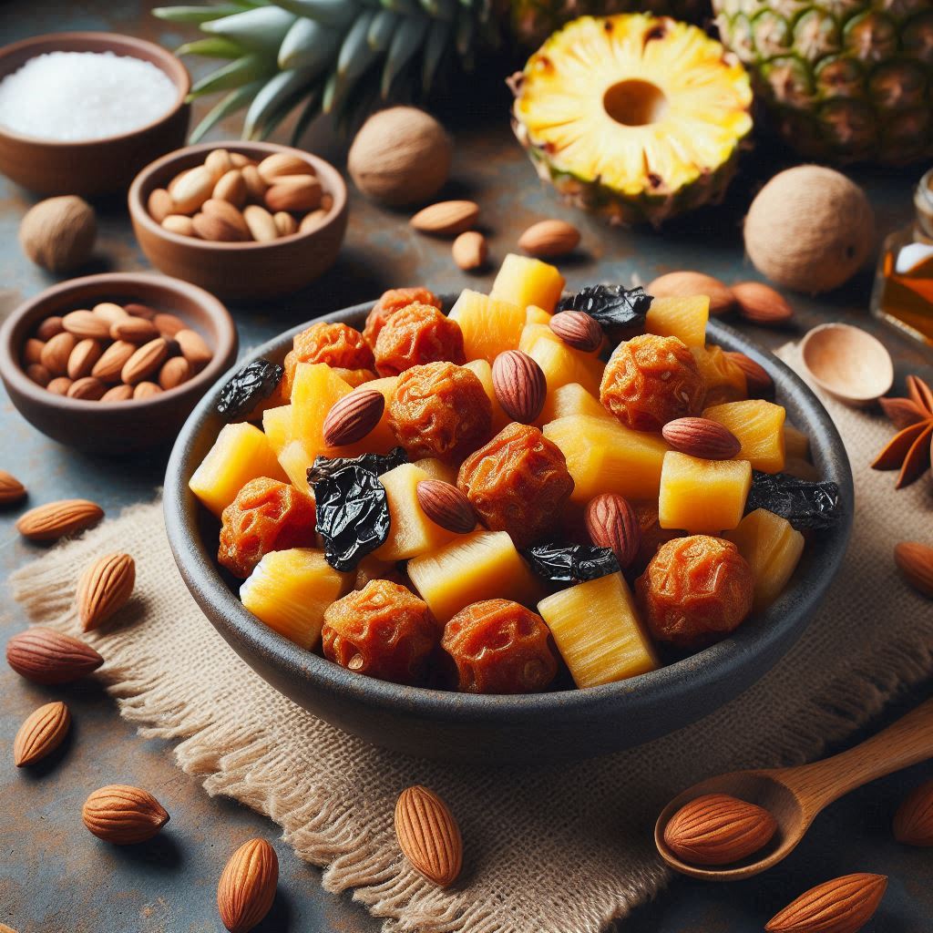 Healthy Energy Bites | Pineapple and Jackfruit Snacks
