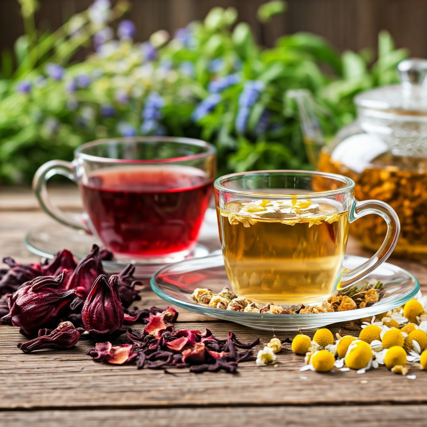 HIBISCUS VS CHAMOMILE :BEST HERBAL TEA FOR STRESS & SLEEP ?