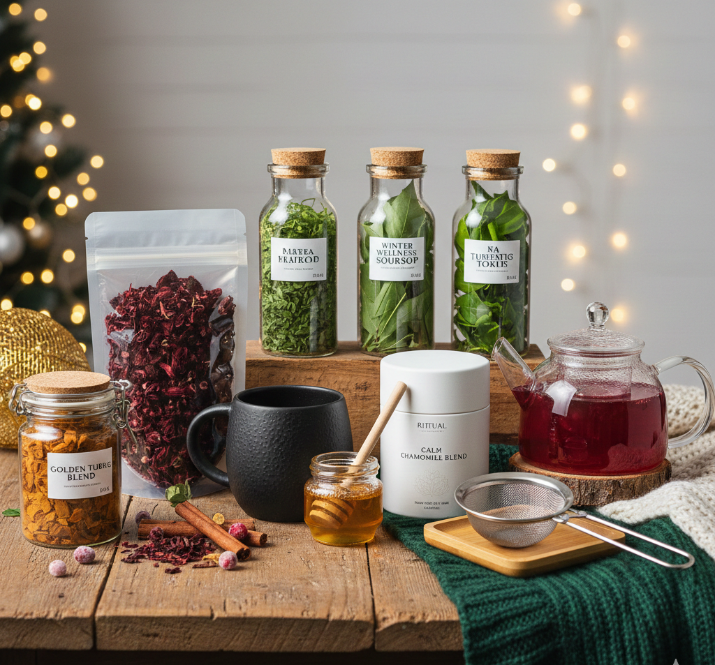Holiday Tea Gift Guide: Premium Herbal Teas & Wellness Gifts for December 2025