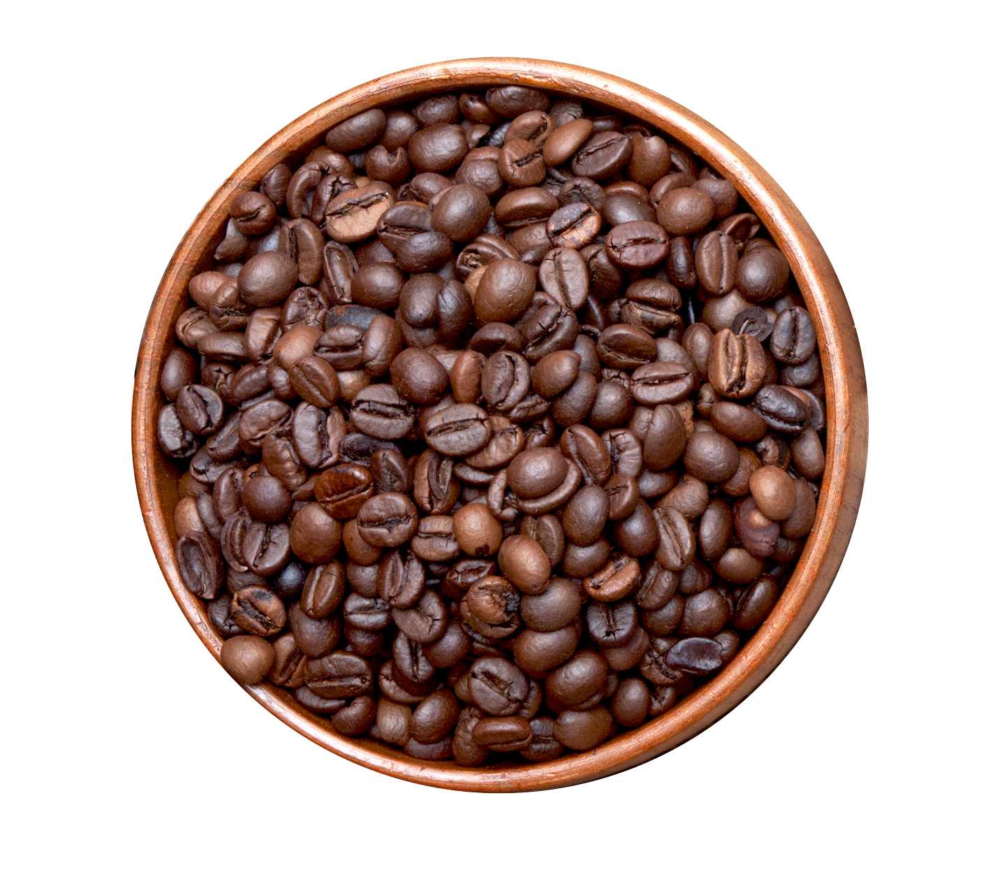 dark roasted coffee beans