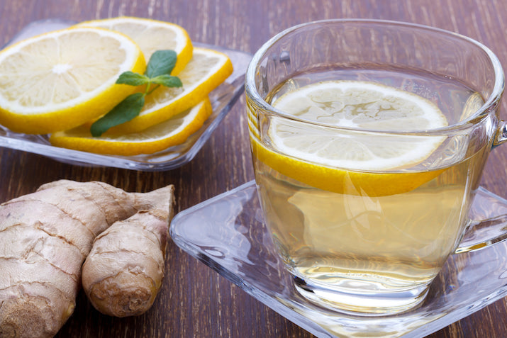 Make a lemon ginger tea
