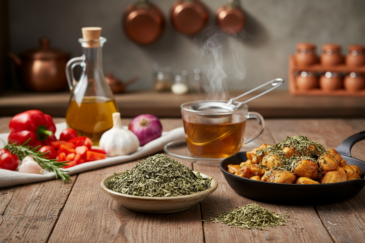 Aromatic Holy Basil & Lemongrass Herbal Tea Recipe for Daily Wellness