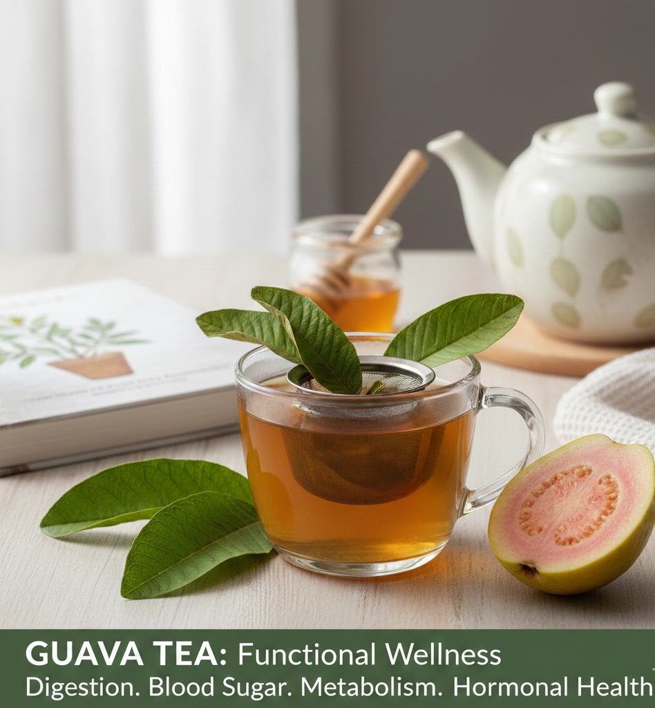 Guava Tea Benefits: For Digestion, Blood Sugar & Hormonal Health
