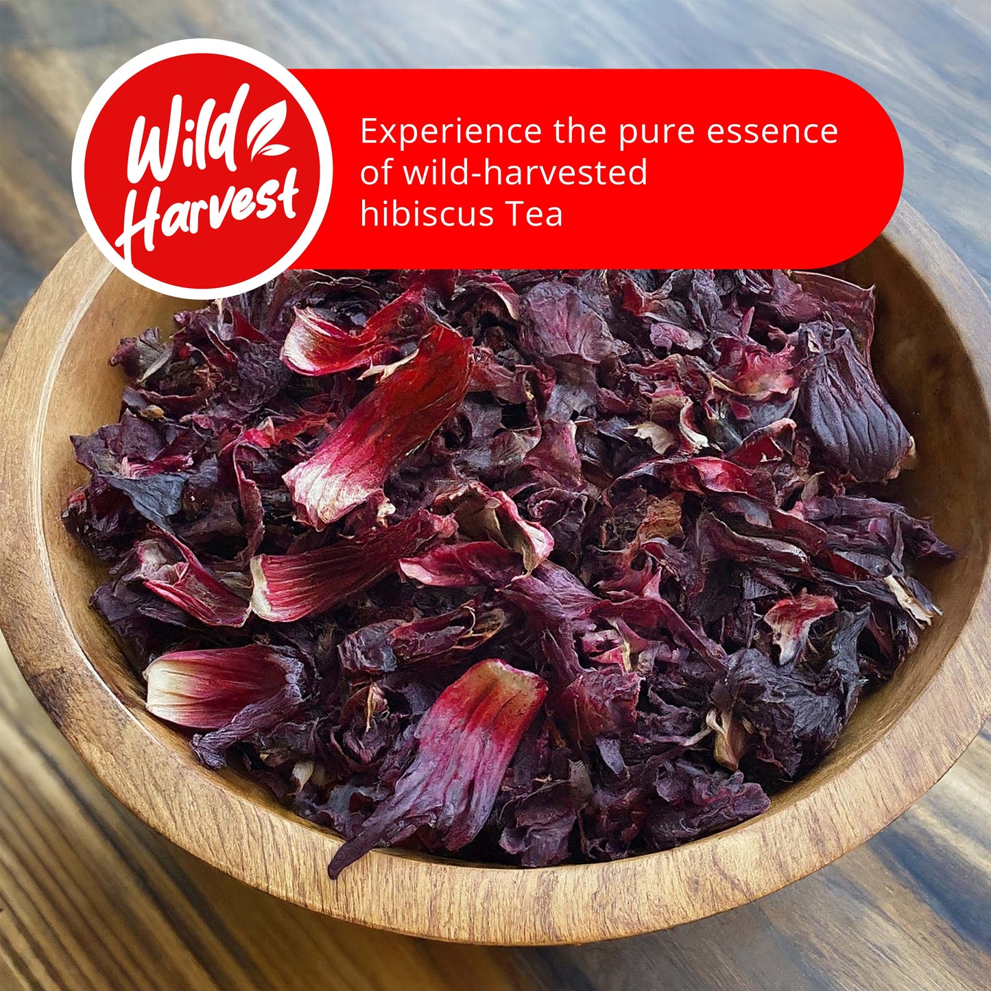 Premium Hibiscus Flower Tea | Hot or Cold Herbal Brew