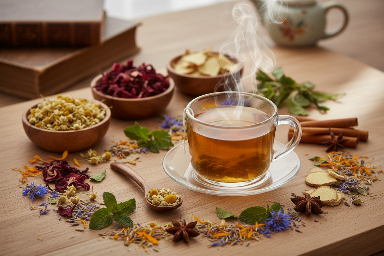 Healthiest Herbal Teas Explained: Benefits, Types & Akshit Herbal Blends.