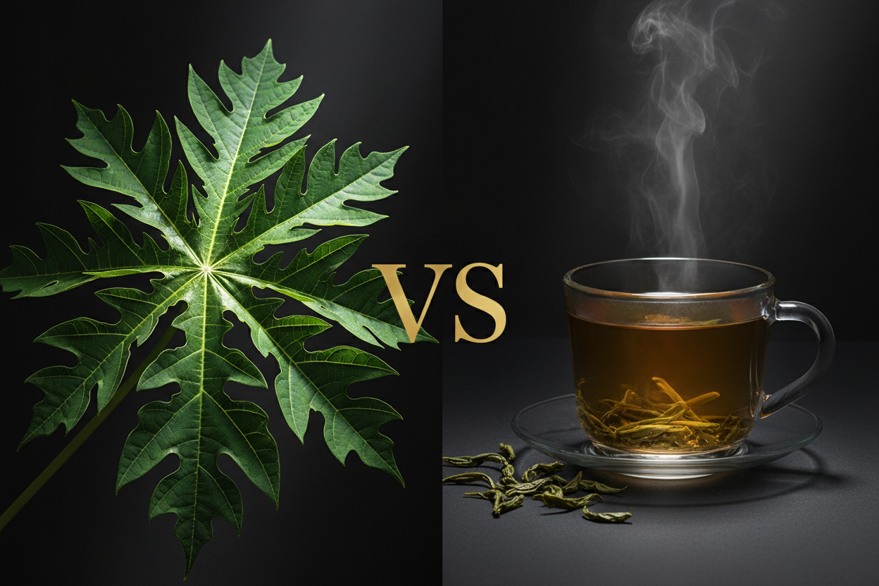 Papaya Leaf Tea vs Green Tea: Which Is Better?