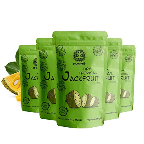 dried jack  fruit pack of 5 resealable packets dry tropical fruit