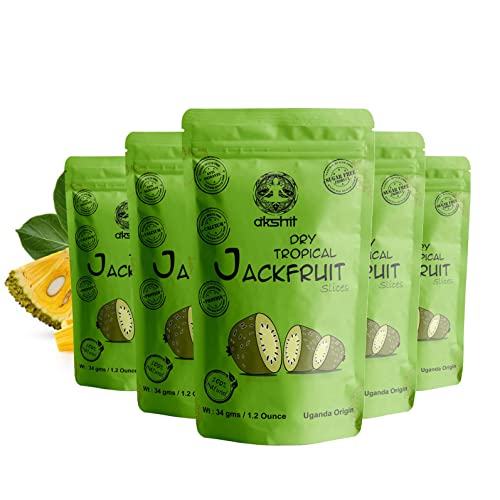 dried jack  fruit pack of 5 resealable packets dry tropical fruit
