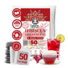 Hibiscus Ginger Tea Bags — Wholesale