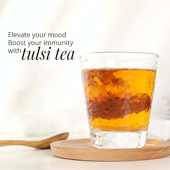 
                  
                    Elevate your mood boost your immunity with tulsi tea
                  
                