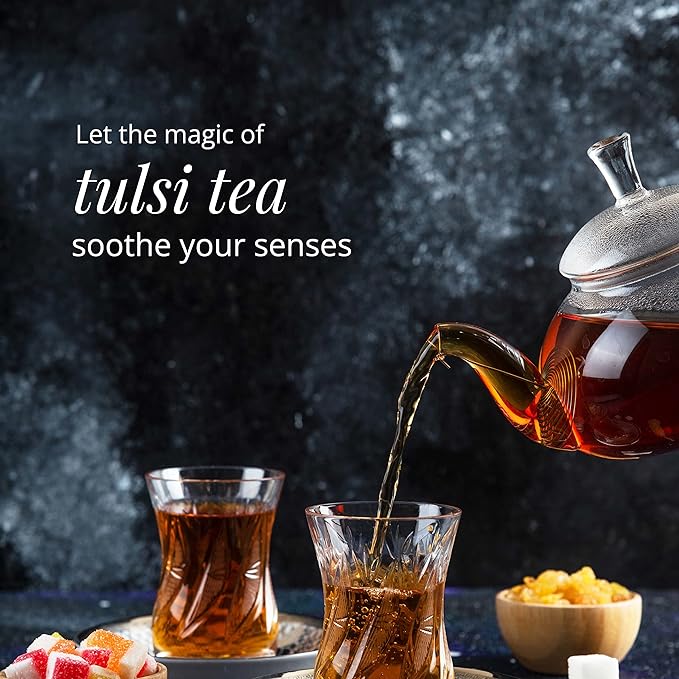 
                  
                    Let the magic of tulsi tea soothe your senses
                  
                