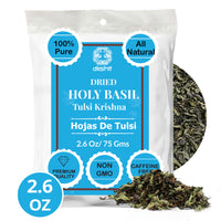 Akshit dried holy basil leaves ( hojas de tulsi) 2.6 oz