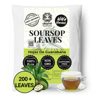 Akshit soursop leaves 200 plus dried leaves natural herbal tea caffeine free graviola leaves for wellness and daily health use
