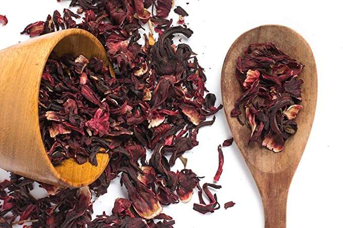 Akshit Red Hibiscus Flowers I hoja suelta orgánica infusión| dried hibiscus| hibiscus tea loose| hibiscus flowr tea| hibiscu flower