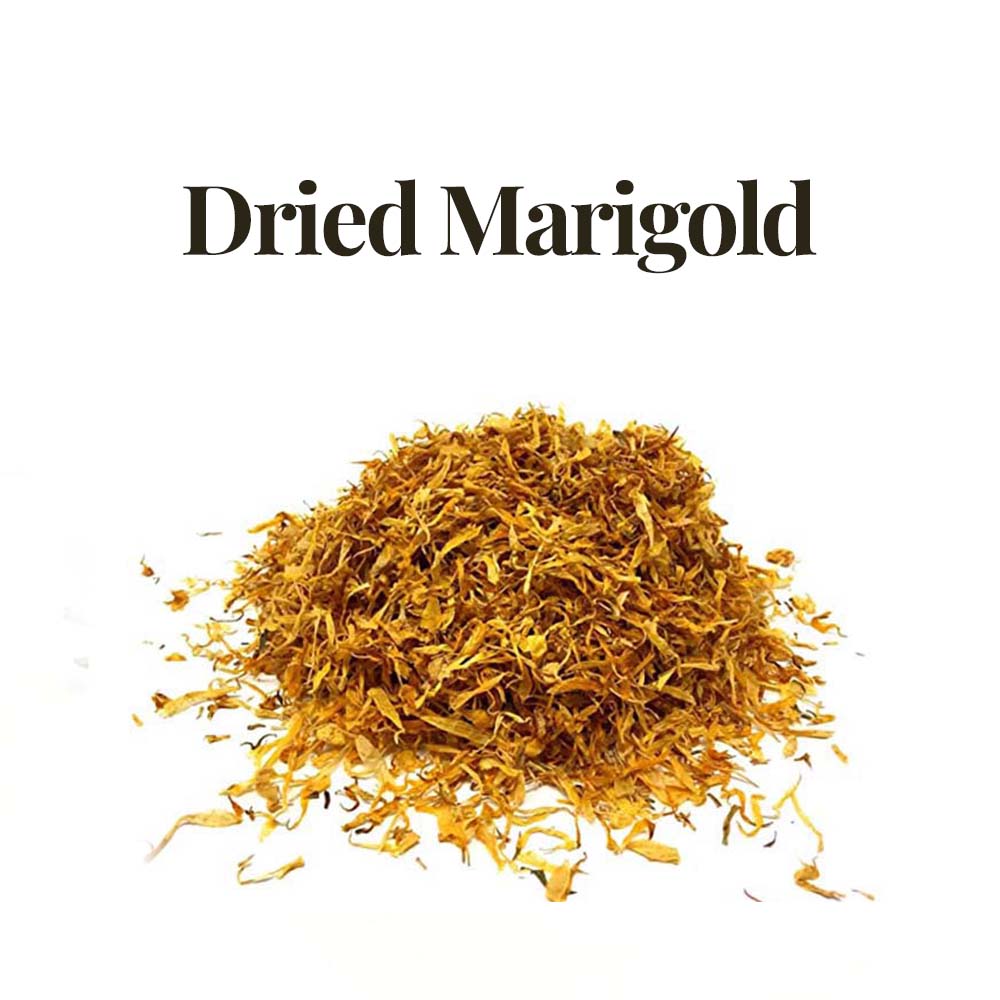 dried marigold petals