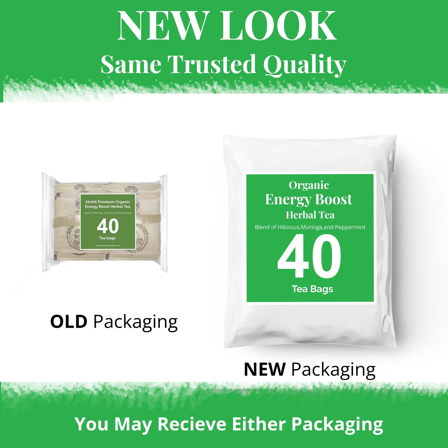 New Look Same Trusted Quality ! Old Packaging - New Packaging -- You may Receive Either Packaging