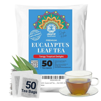 Akshit Eucalyptus Tea Bags - 50 Count, From Pure Eucalyptus Leaves - Perfect for Relaxation