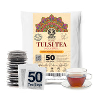 Akshit handcrafted - Pure Tulsi tea (holy basil tea) 50 tea Bags