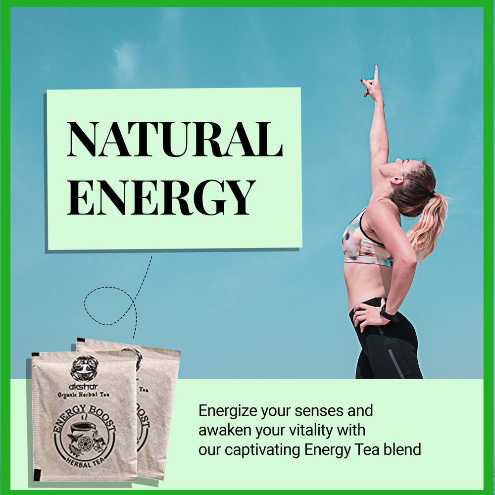 
                  
                    Natural energy with energy boost tea
                  
                