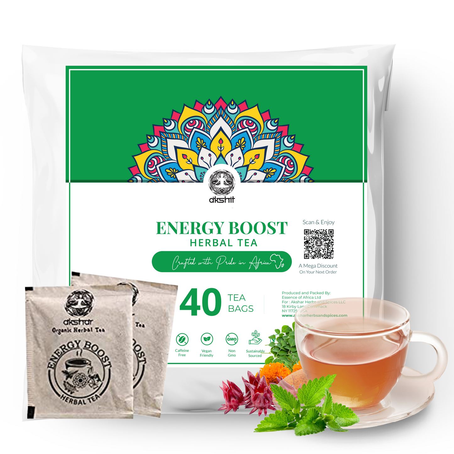 energy boost 40 tea bags 