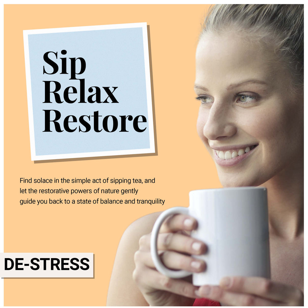 
                  
                    Relax with a cup of antistress tea
                  
                