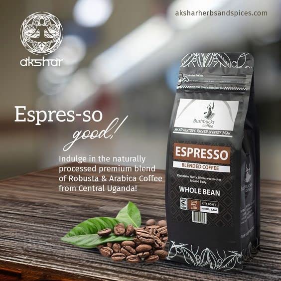 
                  
                    Bushbucks Espresso Coffee Beans Dark Roast Coffee 17.6 oz I mejor granos de café I Grains de café expresso Bushbucks
                  
                