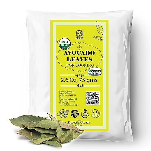 
                  
                    Akshit  Dried Avocado Leaves, Hojas De Aguacate, Organic Avocado Tea, 2.6oz,  Avocado Leaf Tea, Natural Leaves, Caffeine free, No-GMO, Gluten free.
                  
                