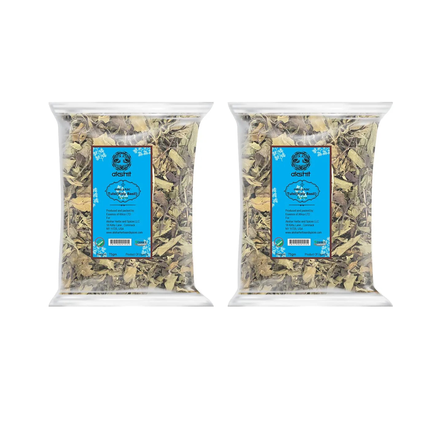 
                  
                    Akshit Organic Holy Basil Tea,2.6oz, Made From Dried Tulsi Holy Basil Leaves, Loose Leaf Tea, Tulsi Leaf Tea, Non-GMO, No Sugar, No Caffeine, No Gluten, Vegan.
                  
                