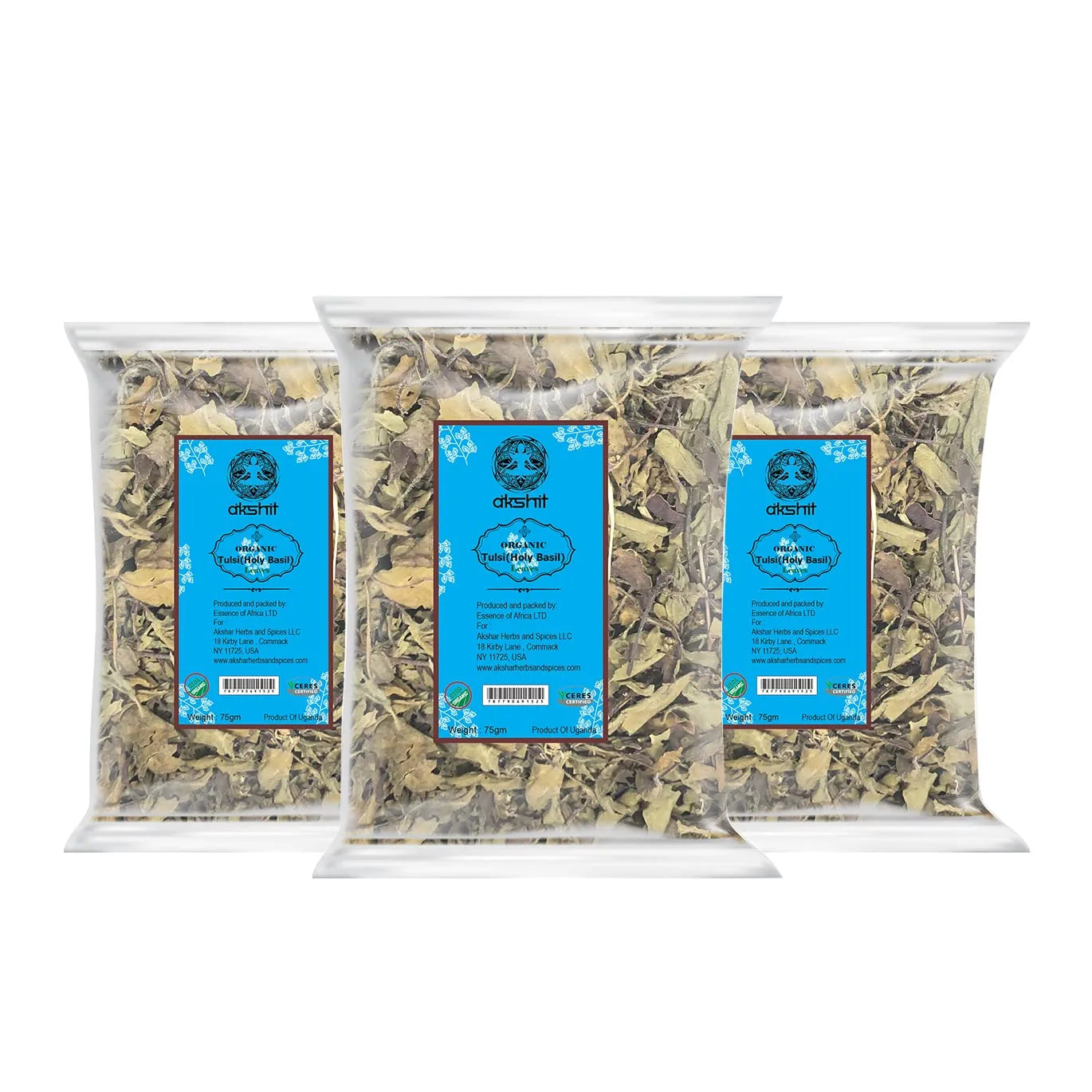 
                  
                    Akshit Organic Holy Basil Tea,2.6oz, Made From Dried Tulsi Holy Basil Leaves, Loose Leaf Tea, Tulsi Leaf Tea, Non-GMO, No Sugar, No Caffeine, No Gluten, Vegan.
                  
                