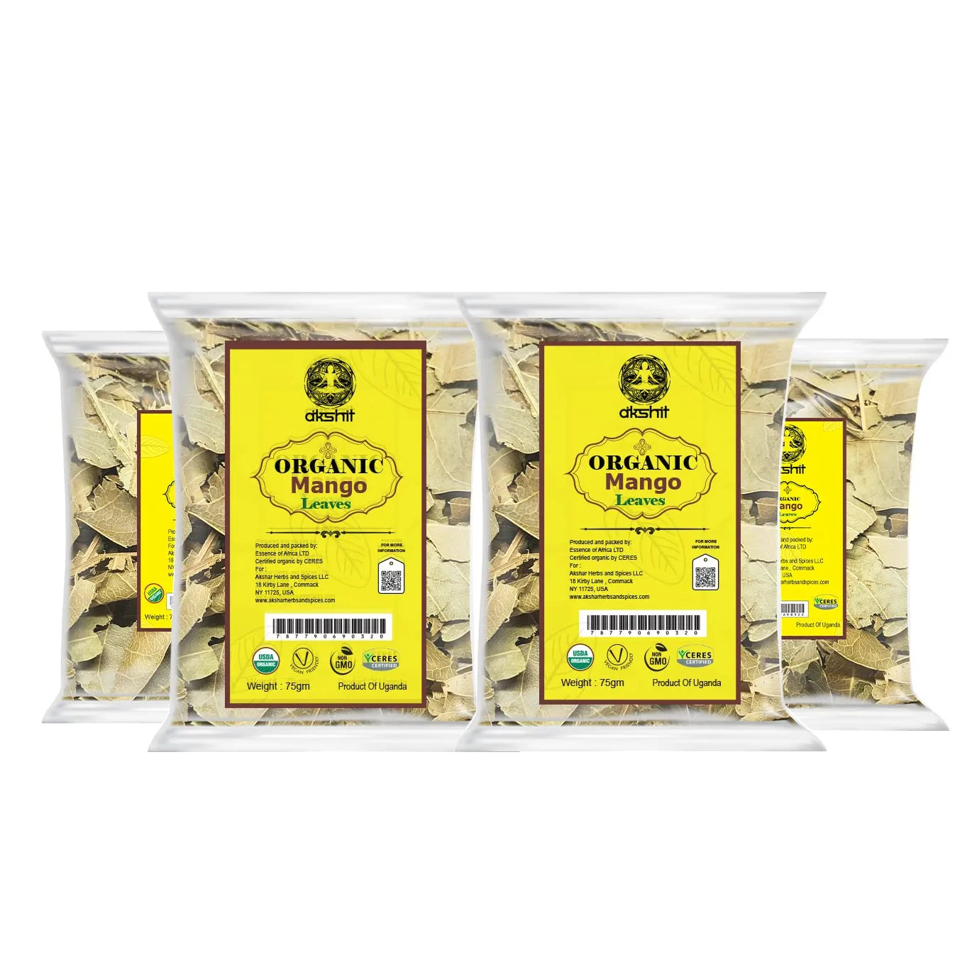
                  
                    Organic Dried Mango Leaves | Organic  Mango leaf tea | whole Mango Leaves | Hojas de mango Pack of 4
                  
                