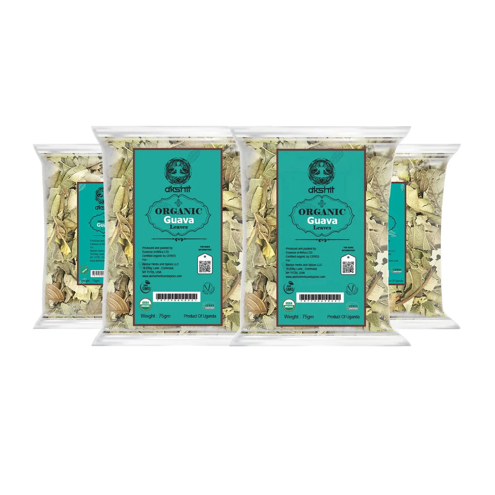 
                  
                    Dried Guava leaves | Organic Guava Leaves | Guava Leaves Tea | Guava Leaves for sale Pack of 4
                  
                