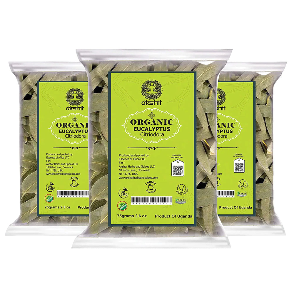 
                  
                    Akshit Organic Eucalyptus  Leaves |  Natural Leaf Tea | 2.6oz | Hojas De Euacalipto, Herbal Tea, Non-GMO, Caffeine Free
                  
                