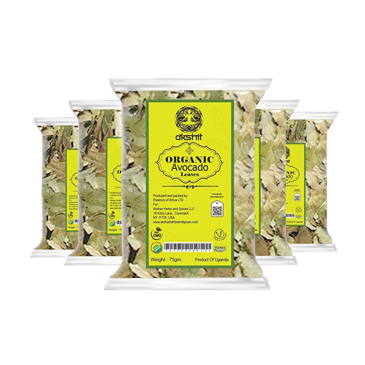 
                  
                    Organic Dried Avocado Leaves, Hojas De Aguacate,100% USDA Certified, Avocado Leaf Tea, Loose Leaf Tea, NON-GMO, caffeine free, vegan, gluten free. 2.6oz (75gm).Makes 28 cups
                  
                