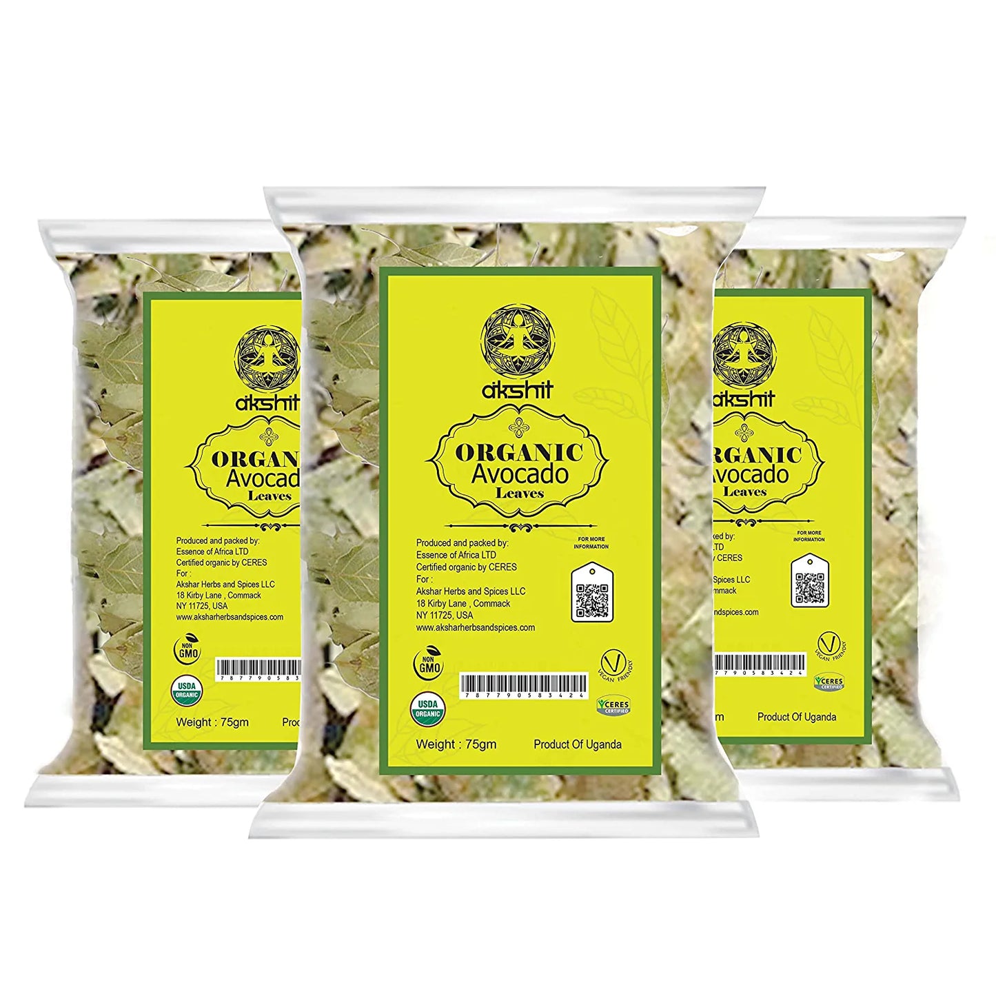 
                  
                    Organic Dried Avocado Leaves, Hojas De Aguacate,100% USDA Certified, Avocado Leaf Tea, Loose Leaf Tea, NON-GMO, caffeine free, vegan, gluten free. 2.6oz (75gm).Makes 28 cups
                  
                