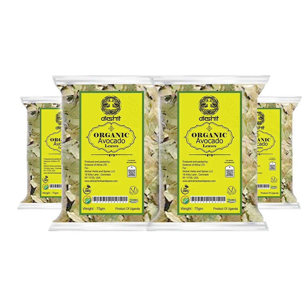 
                  
                    Organic Dried Avocado Leaves, Hojas De Aguacate,100% USDA Certified, Avocado Leaf Tea, Loose Leaf Tea, NON-GMO, caffeine free, vegan, gluten free. 2.6oz (75gm).Makes 28 cups
                  
                