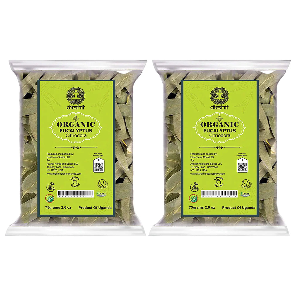 
                  
                    Akshit Organic Eucalyptus  Leaves |  Natural Leaf Tea | 2.6oz | Hojas De Euacalipto, Herbal Tea, Non-GMO, Caffeine Free
                  
                