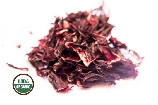 
                  
                    Organic Hibiscus Loose leaf, Caffeine-Free, Non-GMO, Gluten-Free
                  
                
