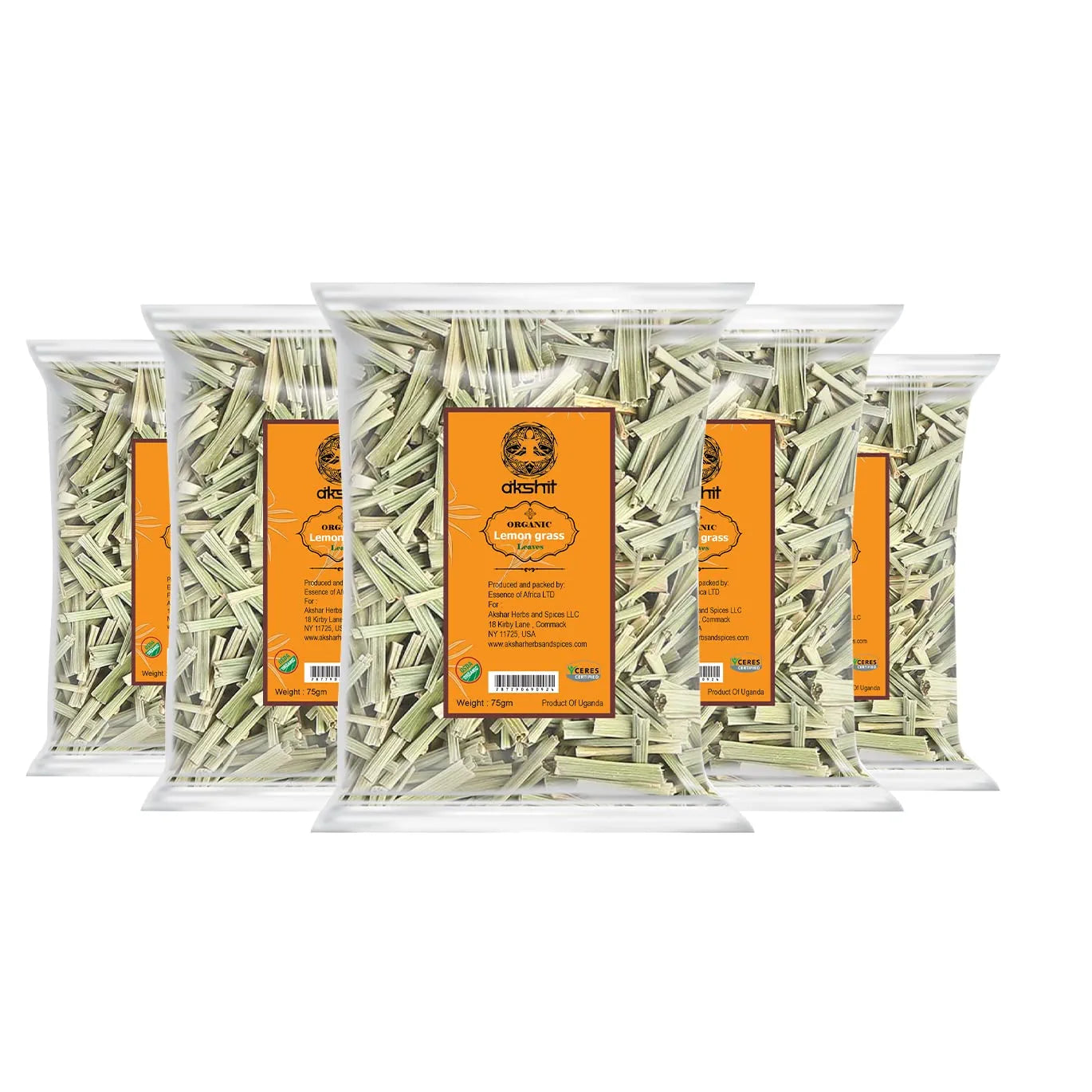 
                  
                    Akshit Organic Dry Green Lemongrass 2.4 oz I limón orgánico césped I Citronnelle Bio Akshit
                  
                