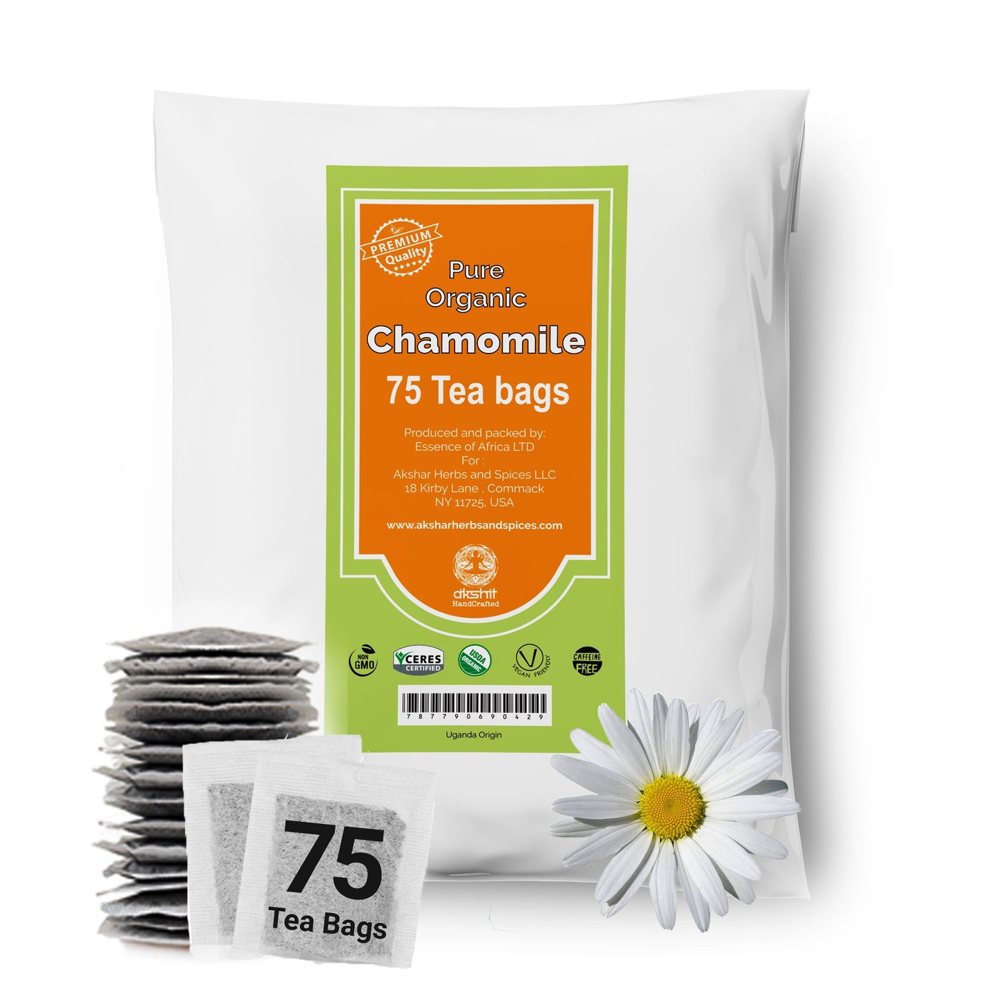 Organic Chamomile Tea - te de manzanilla - Calm Sleep Tea