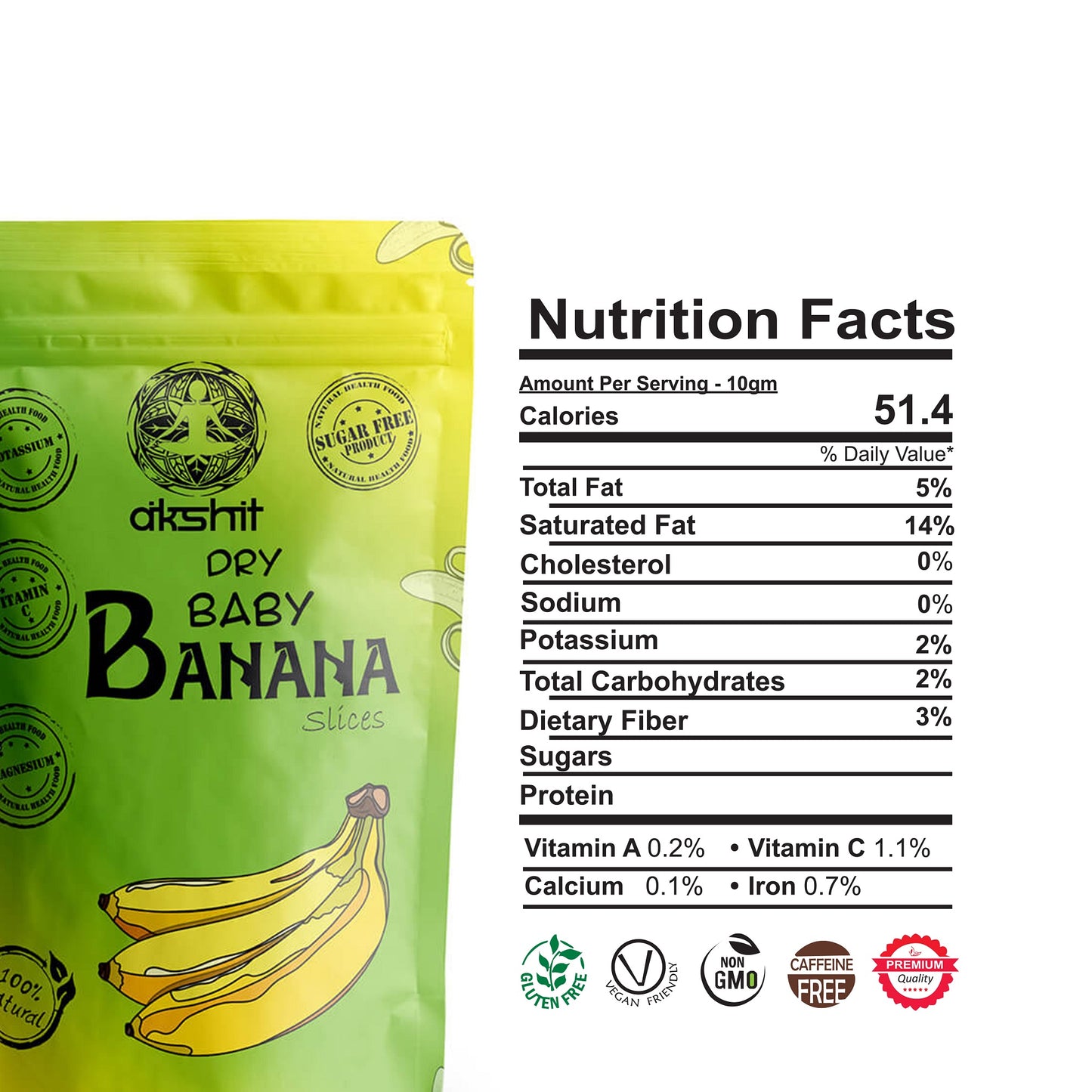 
                  
                    Sweet Banana Chips | Organic Dried Sweet Bananas | Gluten Free NON-GMO | 3.6 oz (3 count)
                  
                