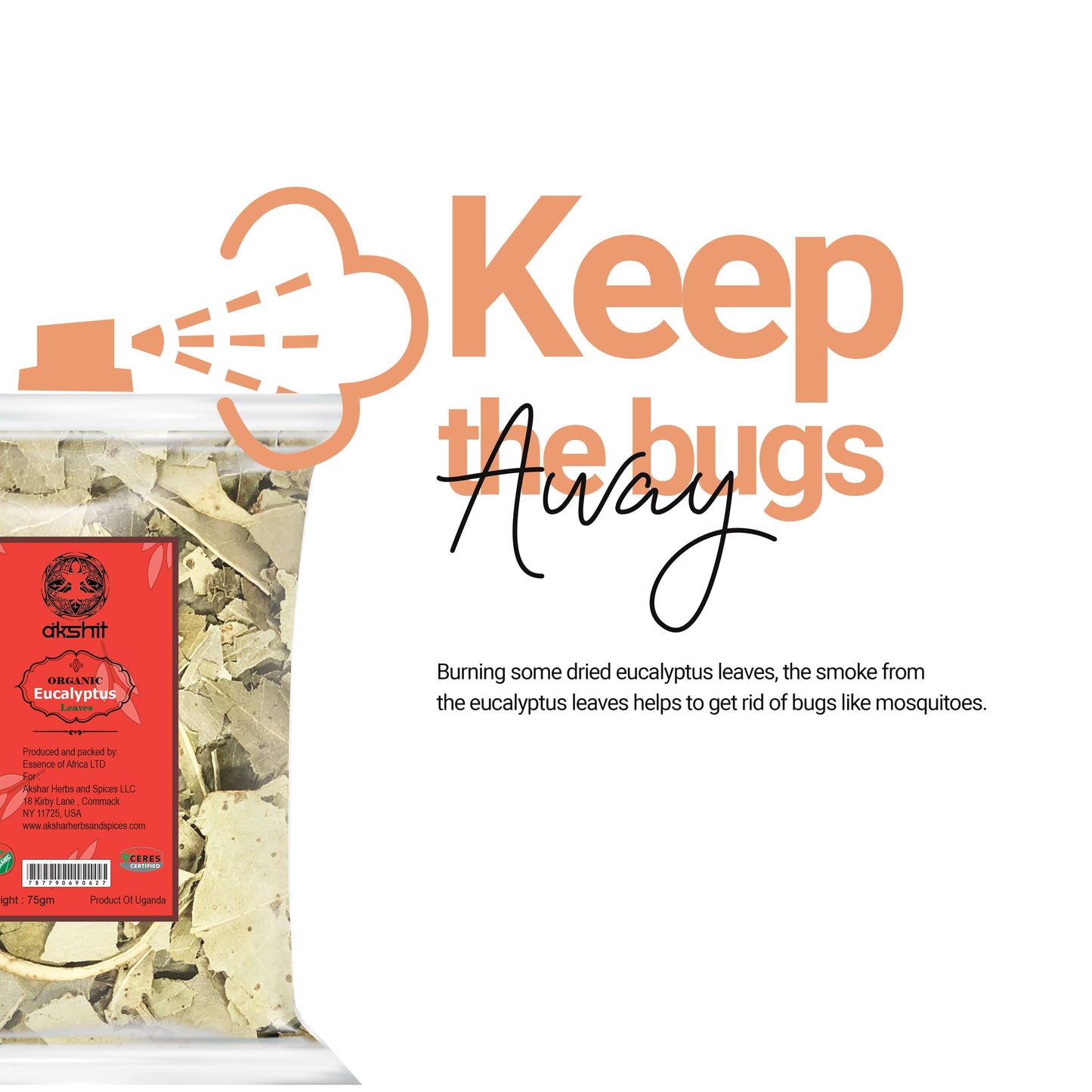 
                  
                    Keep the bugs Away | | Dried Eucalyptus Leaves | eucalipto organico | feuilles d'eucalyptus bio | whole Eucalyptus leaves | dried Eucalyptus leaves
                  
                